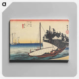 アートパネル-Kuwana, Shichiri watashi-guchi
 - 歌川 広重 Canvas.