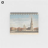 アートメモ帳-A Perspective View of the North West Front of ye Parish Church of St. Brides, with the beautiful Spire & c.
 - イェール大学アートギャラリー Memo.
