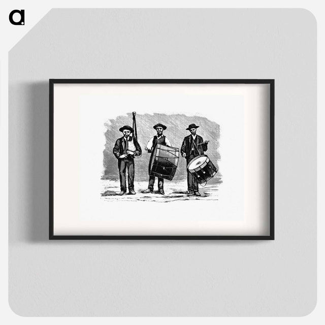 アートポスター-Marching Band from The Minho Pittoresco
 - 大英図書館 Poster.