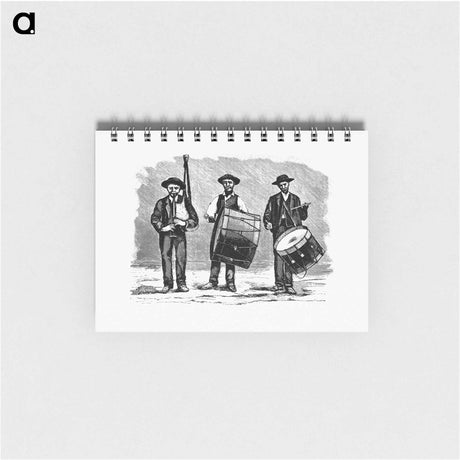アートメモ帳-Marching Band from The Minho Pittoresco
 - 大英図書館 Memo.