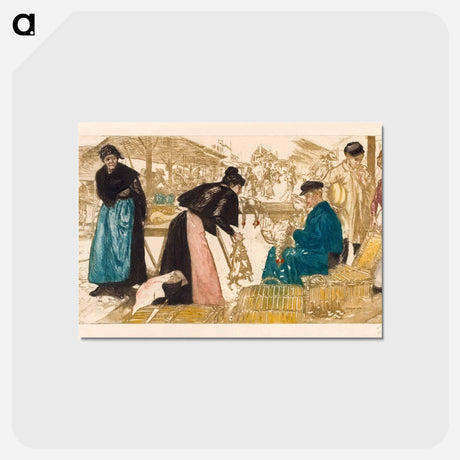 アートポストカード-Poultry Market
 - クリーブランド美術館 Postcard.