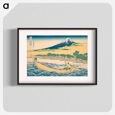 アートポスター-Tago Bay near Ejiri on the Tōkaidō - 葛飾 北斎 Poster.