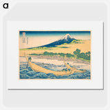 Tago Bay near Ejiri on the Tōkaidō - 葛飾 北斎 Poster.