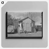 アートパネル-Adobe House, Chamisal
 - ラッセル リー Canvas.