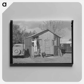 アートパネル-Adobe House, Chamisal
 - ラッセル リー Canvas.