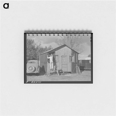 アートメモ帳-Adobe House, Chamisal
 - ラッセル リー Memo.