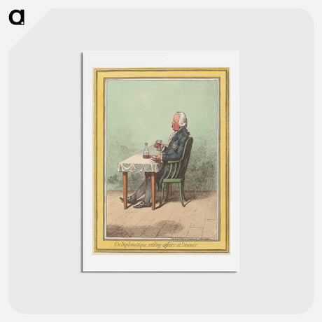 アートポストカード-Un Diplomatique, Settl'ing Affairs at Stevens's (Baron Haslang, Bavarian Minister)
 - イェール大学アートギャラリー Postcard.