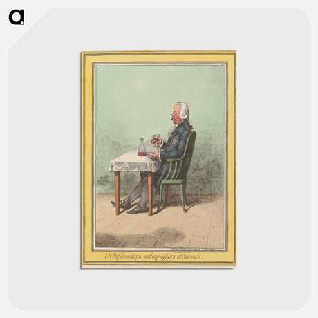 アートポストカード-Un Diplomatique, Settl'ing Affairs at Stevens's (Baron Haslang, Bavarian Minister)
 - イェール大学アートギャラリー Postcard.