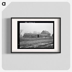 アートポスター-Farm Building on Rex Inman Farm
 - ラッセル リー Poster.