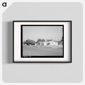 アートポスター-Houses, Delano, California
 - ラッセル リー Poster.