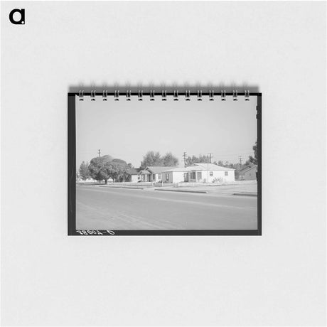 アートメモ帳-Houses, Delano, California
 - ラッセル リー Memo.