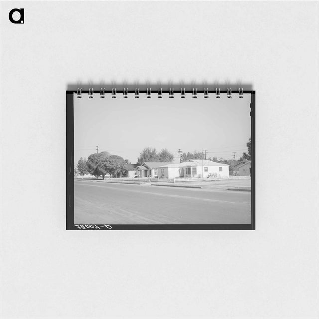 アートメモ帳-Houses, Delano, California
 - ラッセル リー Memo.
