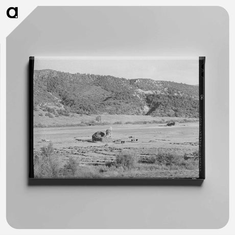 アートパネル-Putting Up Hay in a Mountain Valley, Ouray County
 - ラッセル リー Canvas.