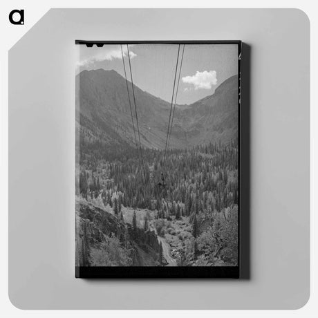 アートパネル-Aerial Tramway to the Mill
 - ラッセル リー Canvas.
