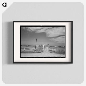 Entrance to Dairy, Tom Green County, Near San Angelo, Texas
 - ラッセル リー Poster.