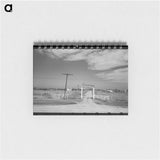 アートメモ帳-Entrance to Dairy, Tom Green County, Near San Angelo, Texas
 - ラッセル リー Memo.