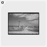 アートポストカード-Entrance to Dairy, Tom Green County, Near San Angelo, Texas
 - ラッセル リー Postcard.