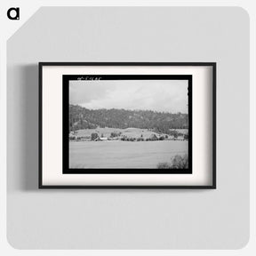 アートポスター-Farmland and Farmstead, Garden Valley, Boise County, Idaho
 - ラッセル リー Poster.