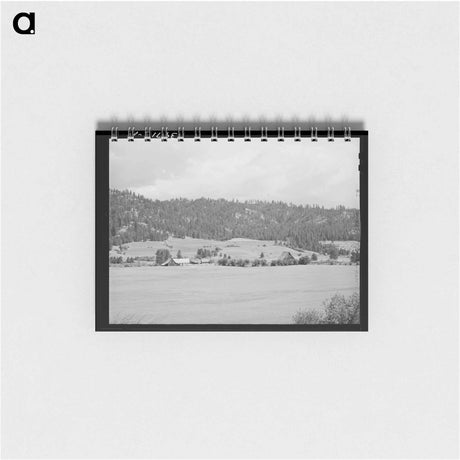 アートメモ帳-Farmland and Farmstead, Garden Valley, Boise County, Idaho
 - ラッセル リー Memo.