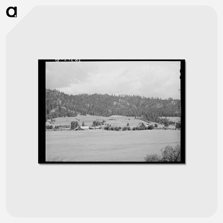 アートポストカード-Farmland and Farmstead, Garden Valley, Boise County, Idaho
 - ラッセル リー Postcard.