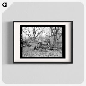 アートポスター-Farmyard of W.H. Cox Farm, Clearcreek Town, Johnson County, Iowa
 - ラッセル リー Poster.