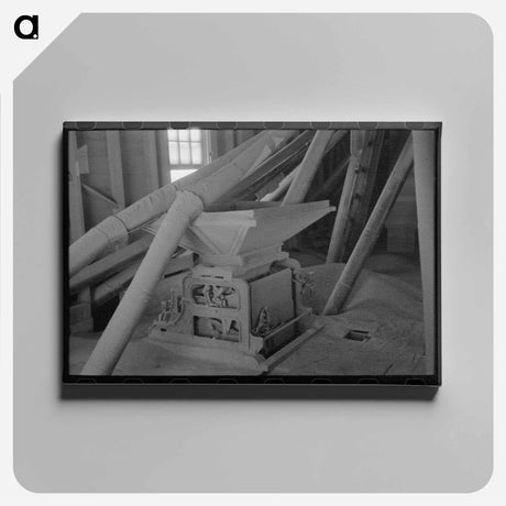 アートパネル-Directing Bulk Wheat, Eureka Flats, Walla Walla County, Washington
 - ラッセル リー Canvas.