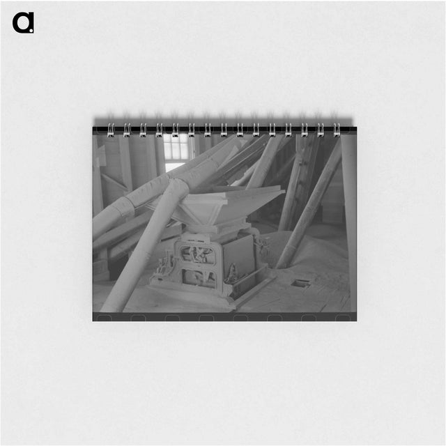アートメモ帳-Directing Bulk Wheat, Eureka Flats, Walla Walla County, Washington
 - ラッセル リー Memo.