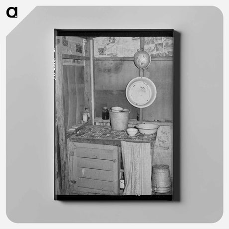 アートパネル-Farmhouse Washing Facilities, Yakima County
 - ラッセル リー Canvas.