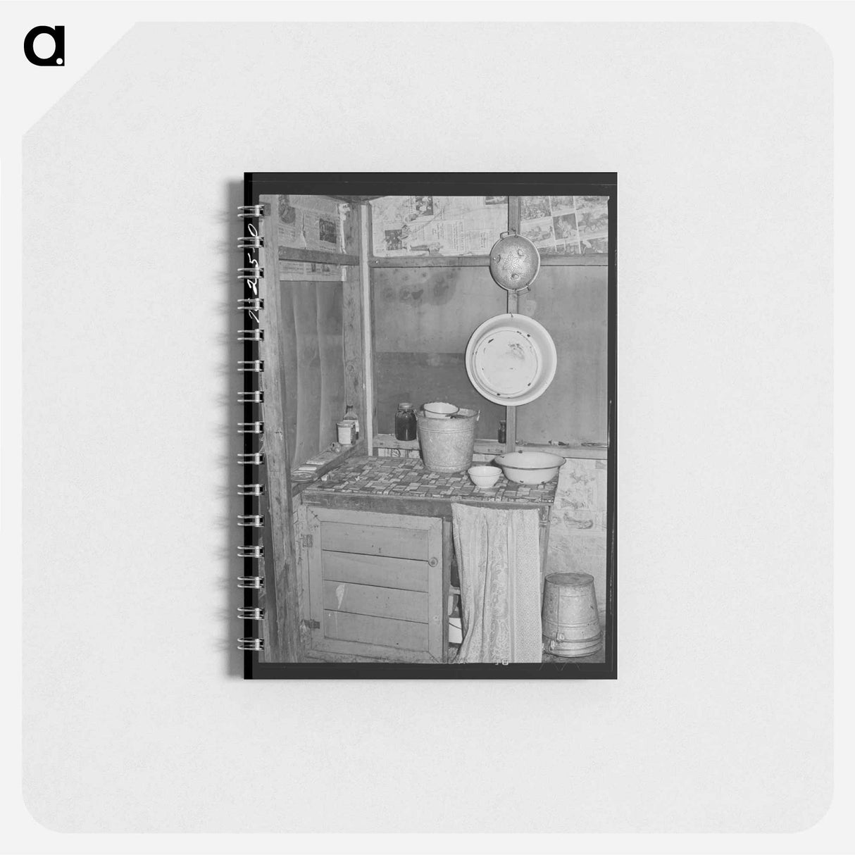 アートメモ帳-Farmhouse Washing Facilities, Yakima County
 - ラッセル リー Memo.