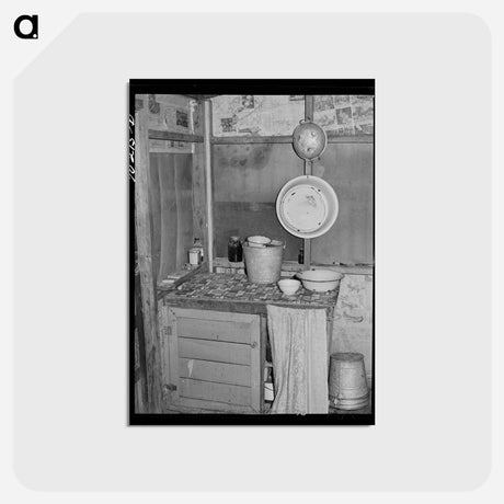 アートポストカード-Farmhouse Washing Facilities, Yakima County
 - ラッセル リー Postcard.