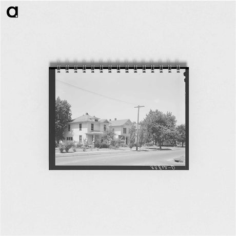 アートメモ帳-Houses, Muskogee, Oklahoma
 - ラッセル リー Memo.
