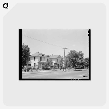 アートポストカード-Houses, Muskogee, Oklahoma
 - ラッセル リー Postcard.