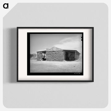 Baled Hay, Casa Grande Valley Farms, Pinal County, Arizona
 - ラッセル リー Poster.