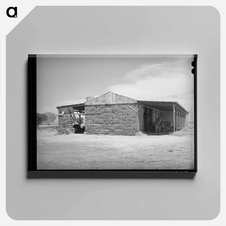 アートパネル-Baled Hay, Casa Grande Valley Farms, Pinal County, Arizona
 - ラッセル リー Canvas.