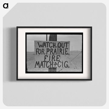 Roadside Sign, Marfa, Texas
 - ラッセル リー Poster.