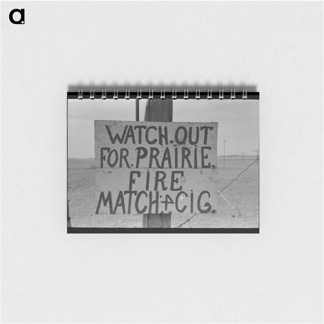 アートメモ帳-Roadside Sign, Marfa, Texas
 - ラッセル リー Memo.