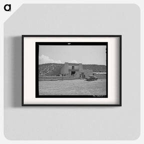 アートポスター-Church of the Twelve Apostles, Trampas, New Mexico
 - ラッセル リー Poster.