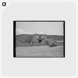 アートポストカード-Church of the Twelve Apostles, Trampas, New Mexico
 - ラッセル リー Postcard.