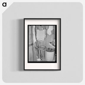 アートポスター-Washstand in Corner of Dwelling
 - ラッセル リー Poster.