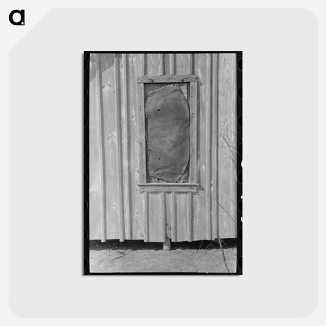 アートポストカード-Window Detail, Mexican Section, Crystal City, Texas
 - ラッセル リー Postcard.