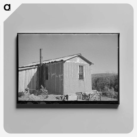 アートパネル-House on the Tronson Farm, Truax Township, Williams County, North Dakota
 - ラッセル リー Canvas.