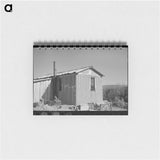 アートメモ帳-House on the Tronson Farm, Truax Township, Williams County, North Dakota
 - ラッセル リー Memo.