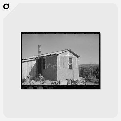 アートポストカード-House on the Tronson Farm, Truax Township, Williams County, North Dakota
 - ラッセル リー Postcard.