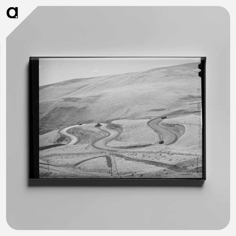 アートパネル-Highway to Columbia River Gorge, Klickitat County
 - ラッセル リー Canvas.
