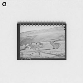 アートメモ帳-Highway to Columbia River Gorge, Klickitat County
 - ラッセル リー Memo.