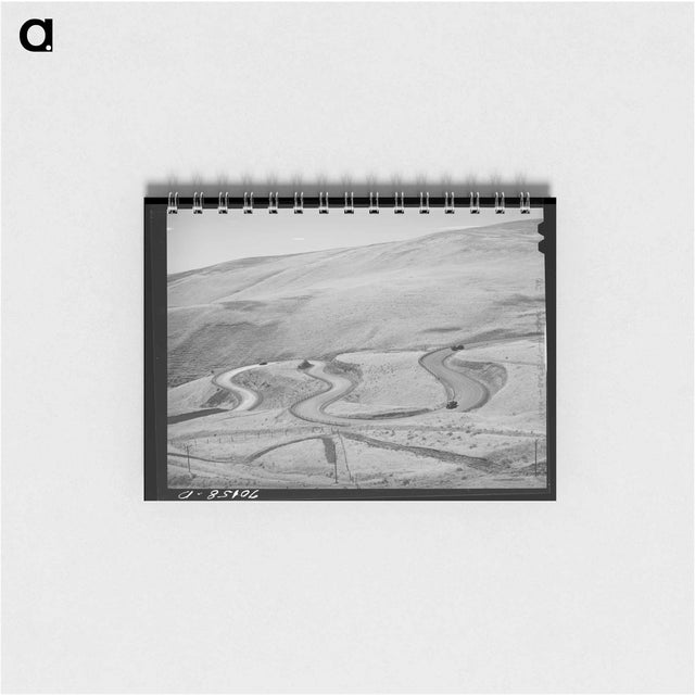 アートメモ帳-Highway to Columbia River Gorge, Klickitat County
 - ラッセル リー Memo.