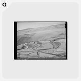 アートポストカード-Highway to Columbia River Gorge, Klickitat County
 - ラッセル リー Postcard.
