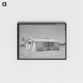 アートメモ帳-Dwelling, Agua Fria Migratory Labor Camp, Arizona
 - ラッセル リー Memo.
