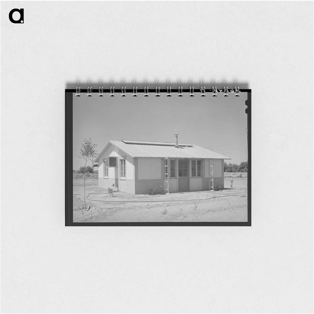 アートメモ帳-Dwelling, Agua Fria Migratory Labor Camp, Arizona
 - ラッセル リー Memo.