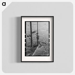 アートポスター-Oil Well, Creek County, Oklahoma
 - ラッセル リー Poster.